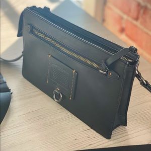 Coach Luxury Leather Crossbody with horsebit detailing